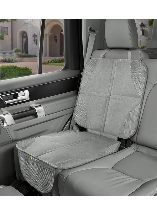 Tike Smart Premium Car Seat Protector (Gray (Grey), High Back) - Image 3