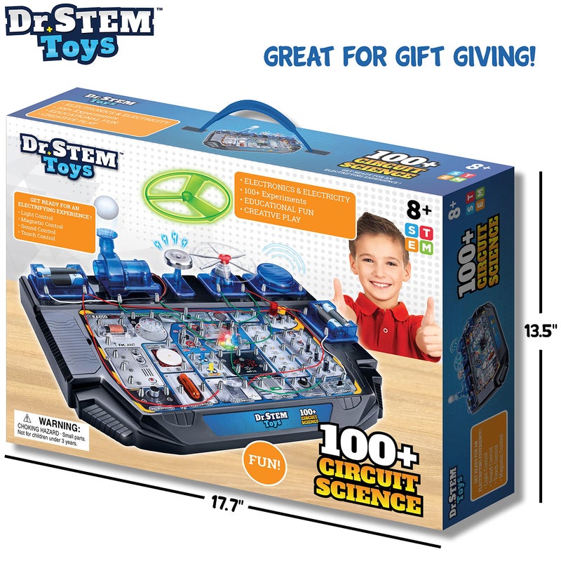 Dr. STEM Toys Circuit Science Kit, Includes Over 100 Electrical Experiments with Lights, Sounds, and Action - for Boys and Girls Ages 8+ - Image 2
