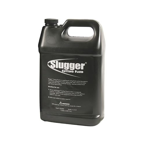 Jancy Slugger by Fein Cutting Fluid for Galvanized, Steel, Aluminum, Brass, Copper & Alloys - Extends Cutter Life, Reduces Heat and Friction, Water-Based, 1 Gallon - 64298102080 - Image 1