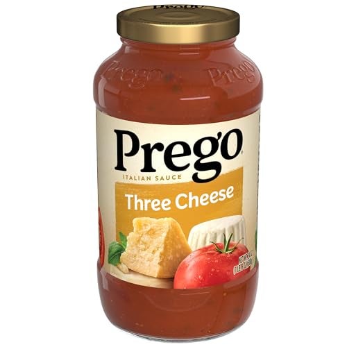 Prego Three Cheese Pasta Sauce 24 Oz Jar - Image 1