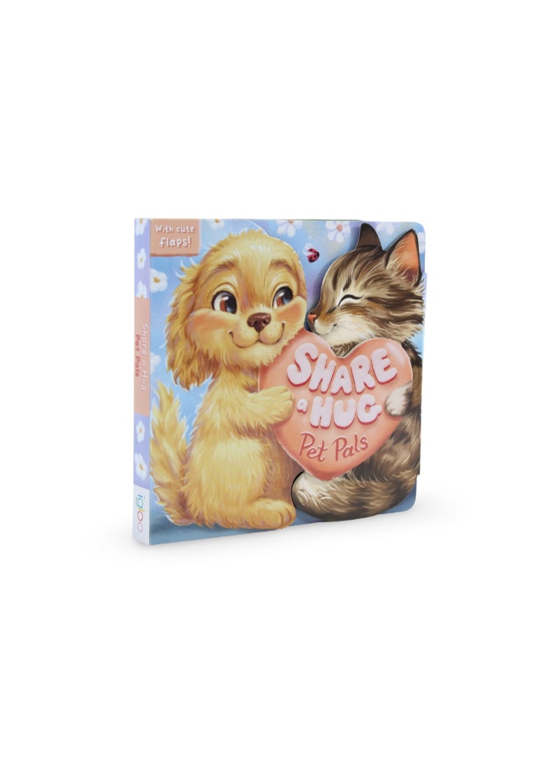 Igloo Books Share a Hug Pet Pals Board Book - Image 1