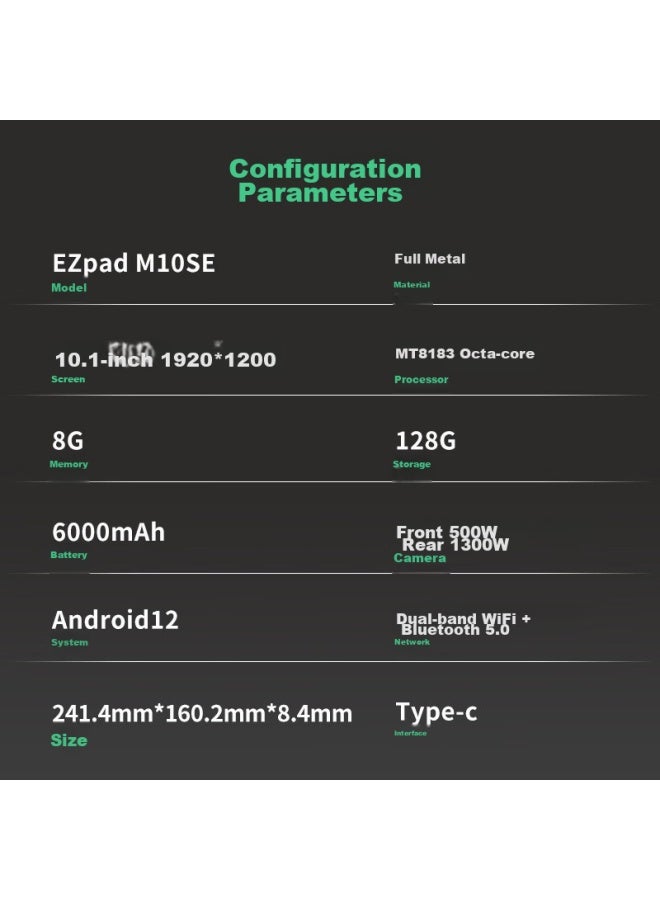 Jumper Ezpad M10 Se 10.1-inch Android Tablet, All-metal Body, Entertainment, Business, Office, Education And Learning, 8+128gb - Image 1