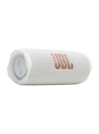 Flip 7 - Sound With Ai Sound Boost, Up To 16 Hours Of Playtime, Multi-Speaker Connection Via Auracast, And Waterproof, Dustproof, Drop-Proof Design For All Adventures White - view 2