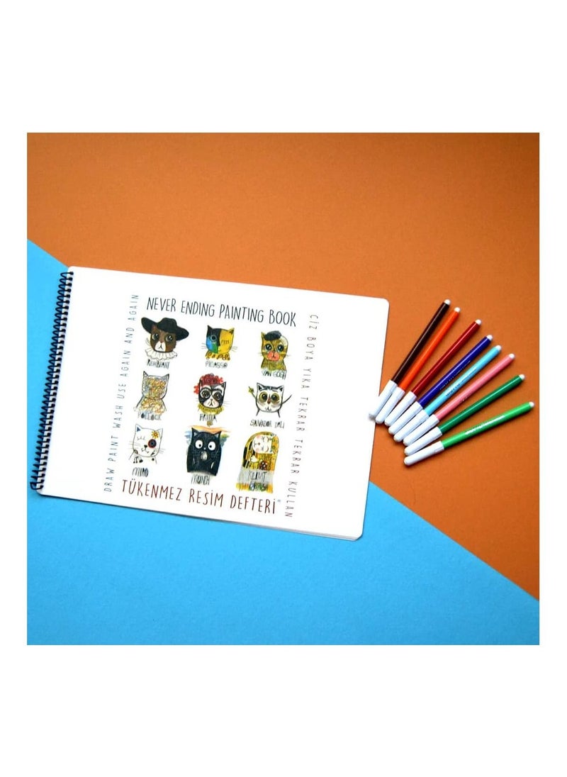 Funny Mat Washable Silicone Coloring Pads Notebooks and Mat Never Ending 1 M  - Image 5
