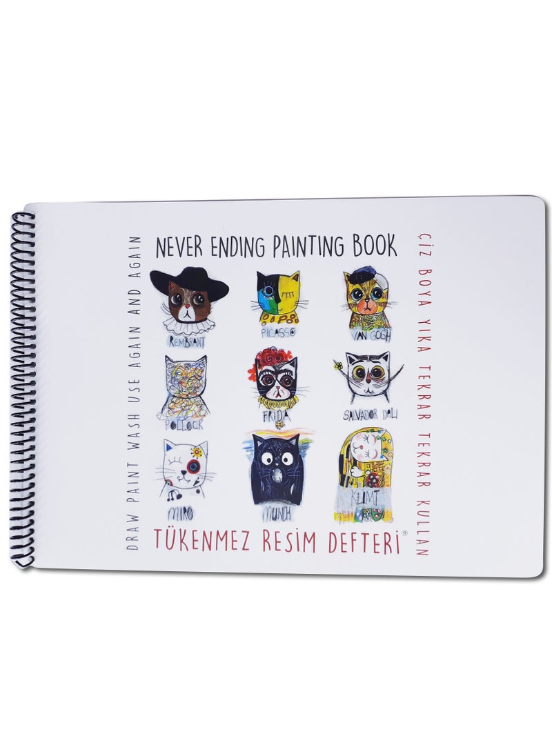 Funny Mat Washable Silicone Coloring Pads Notebooks and Mat Never Ending 1 M  - Image 4