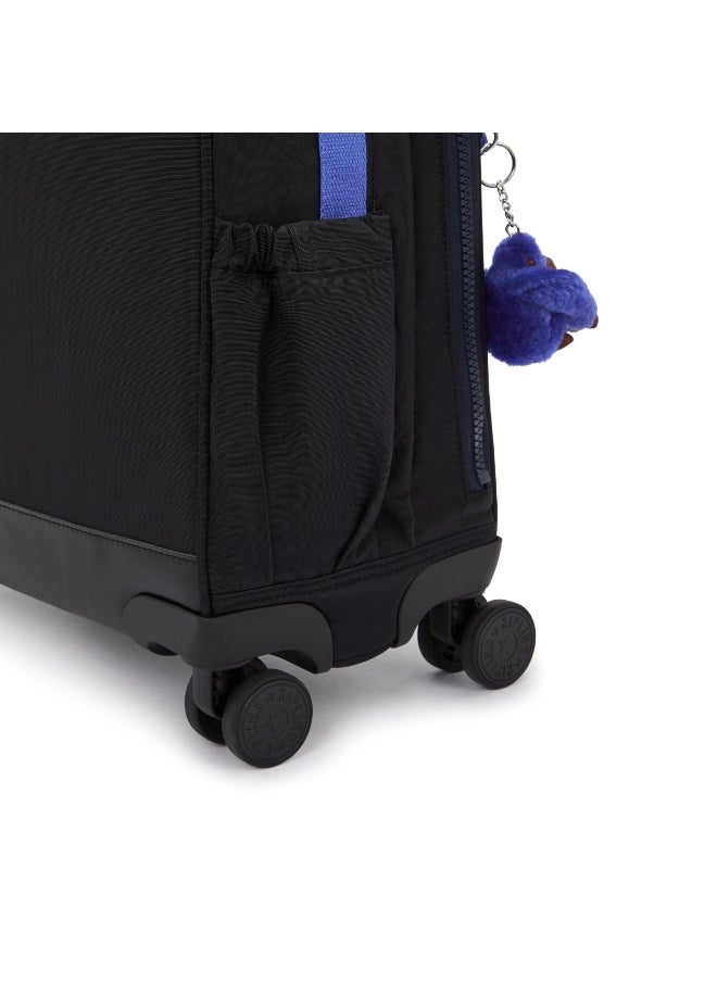 kipling New Storia Kids' 4-Wheeled School Trolley Bag with 13 inch Laptop Compartment, 2.25kg - True Block  - Image 4