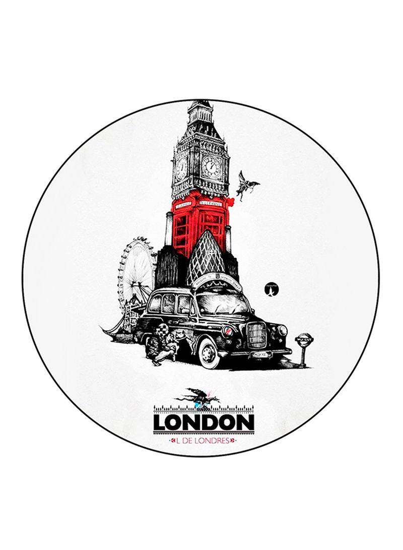 RKN London Printed Fridge Magnet  Multicolour - Image 1