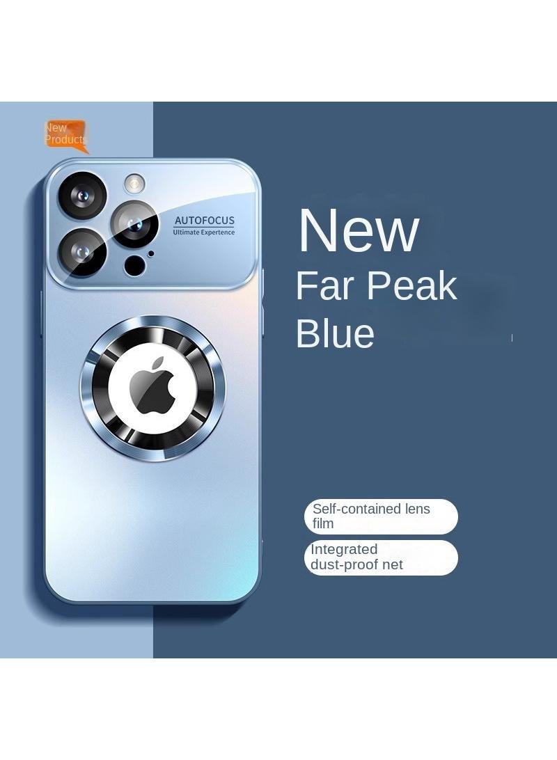 Y&D Applicable To Apple 14pro Matte Standard Leakage Magnetic Large Window Mirror Mobile Phone Protective Case - Image 1