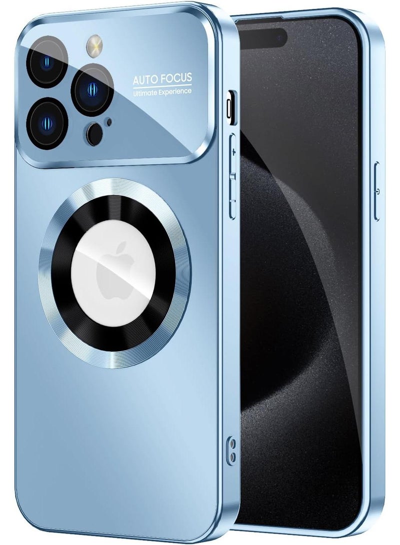 Y&D Applicable To Apple 14pro Matte Standard Leakage Magnetic Large Window Mirror Mobile Phone Protective Case - Image 2