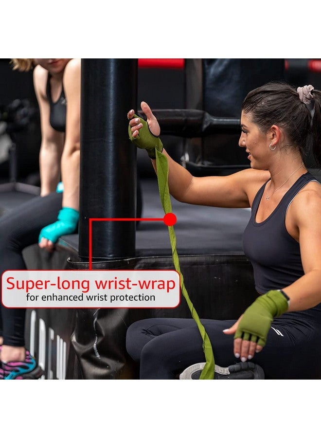 Sting Elasticized Quick Boxing Hand Wrap Gloves, Boxing Equipment For Mma Competition And Training, Teal Blue, M - Image 5