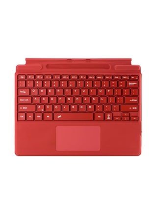 Arabic and English Keyboard for Microsoft Surface Pro 11/X/10/9/8, 7-Colour Keycap Alphabet Backlit Bluetooth Wireless Detachable Keyboard with Magnetic Pen Slot - pzsku/Z0459AEFBBE5E11E14D50Z/45/1741758579/a170fda0-92a9-42a7-b0fe-1e1aaf7d6da1