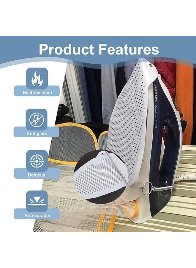 قاعدة مكواة واقية بسمك 0.5 مم لمنع الاحتراق والالتصاق، حماية مثالية للملابس أثناء الكي، مقاومة للحرارة ومناسبة لجميع أنواع الأقمشة - Image 3