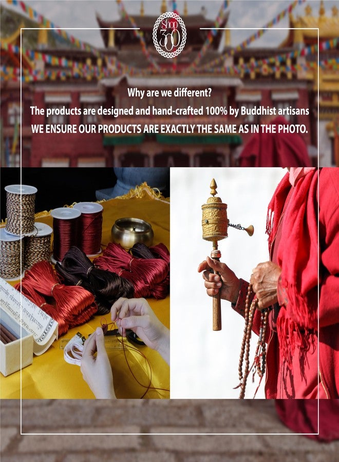 SHOP300 خيط القدر الأحمر - سوار إنفينيتي قابل للتعديل باللونين الأسود والأحمر - خيط راكبي الأمواج مع حماية تبتية - تميمة حظ للرجال والنساء - هدية مثالية للعائلة والأصدقاء - Image 5