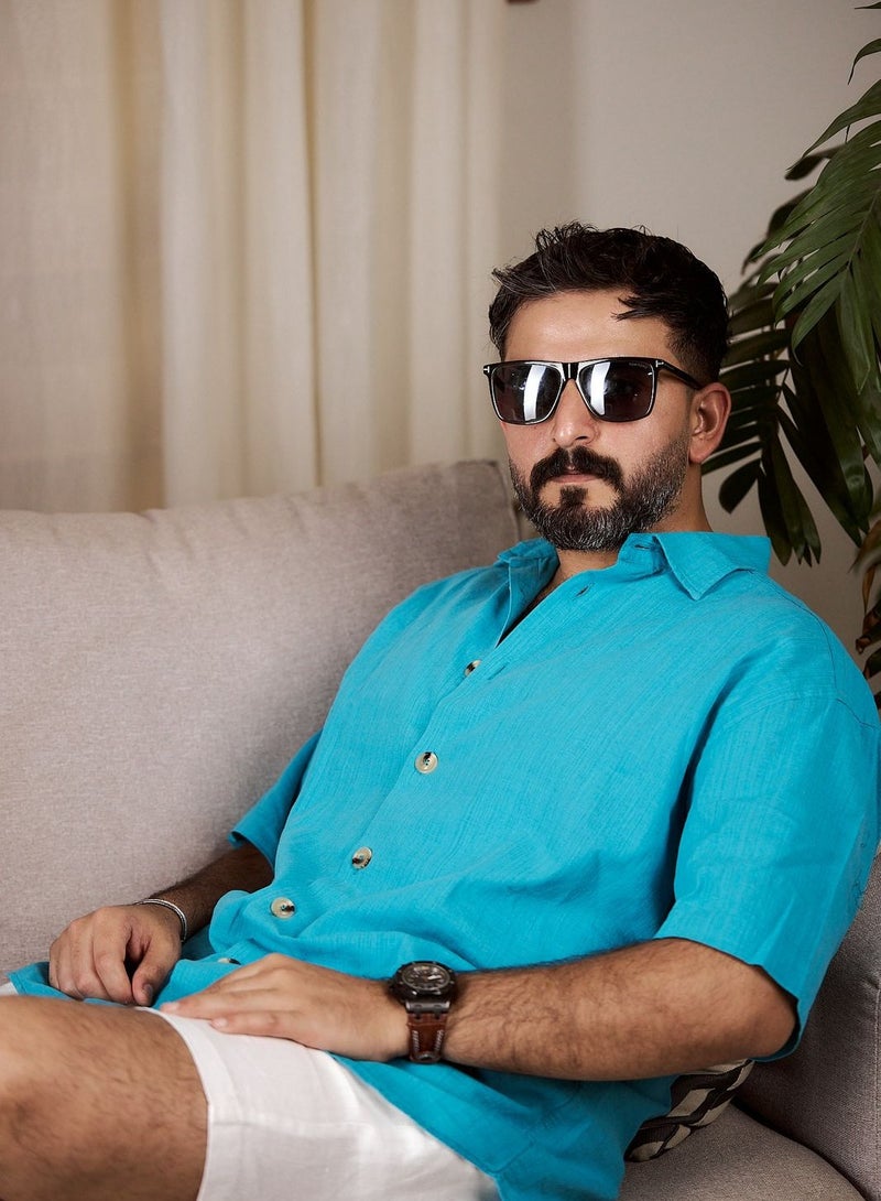 Natural linen shirt - Image 4