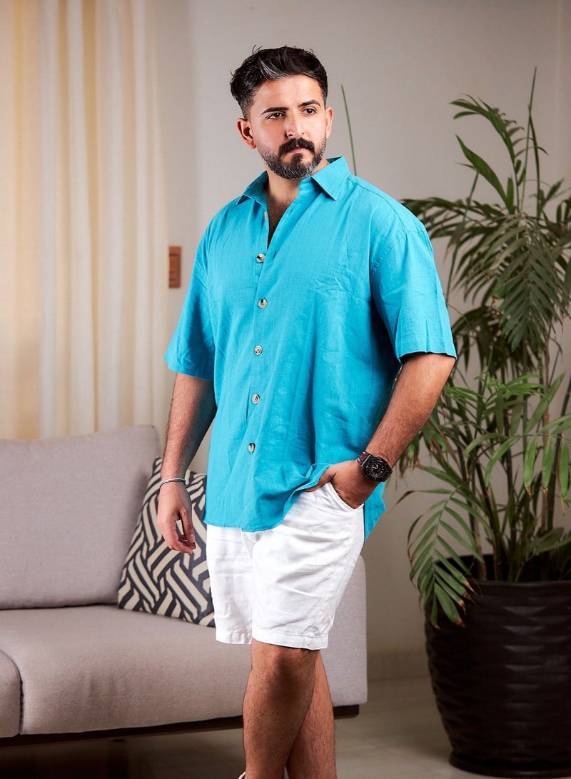 Natural linen shirt - Image 2