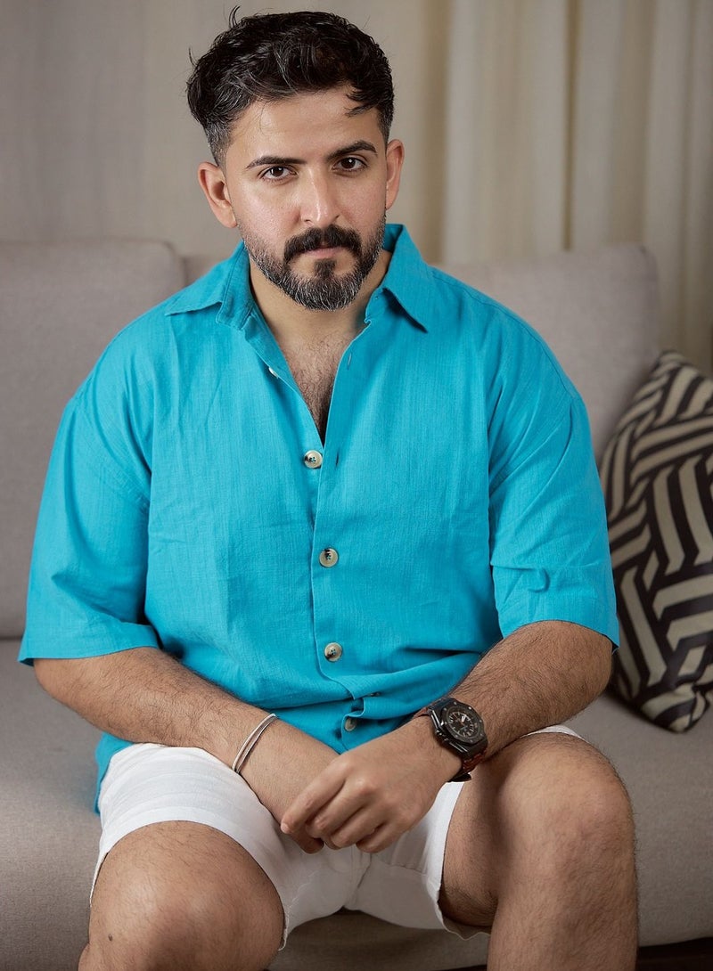 Natural linen shirt - Image 1