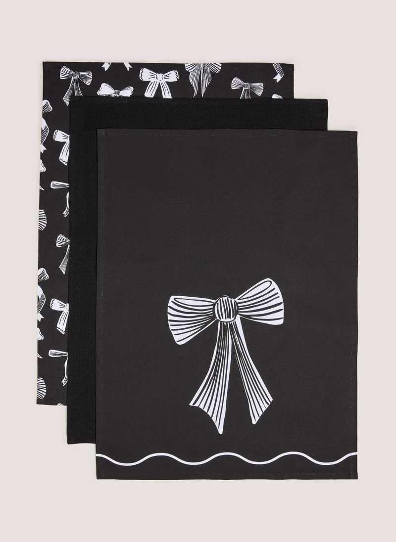 ماتلان Black Bow Tea Towels