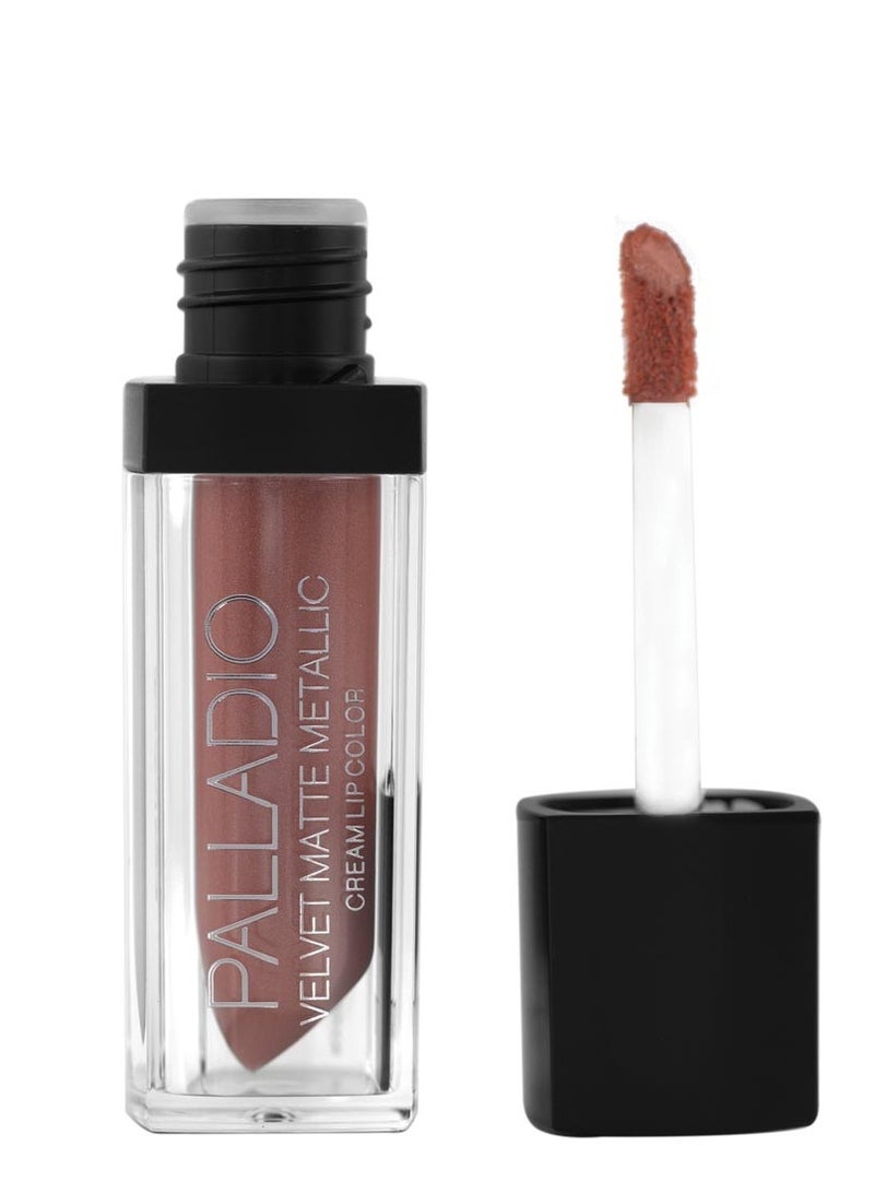 PALLADIO PALLADIO Velvet Matte Metallic Cream Lip Color/  - Image 2