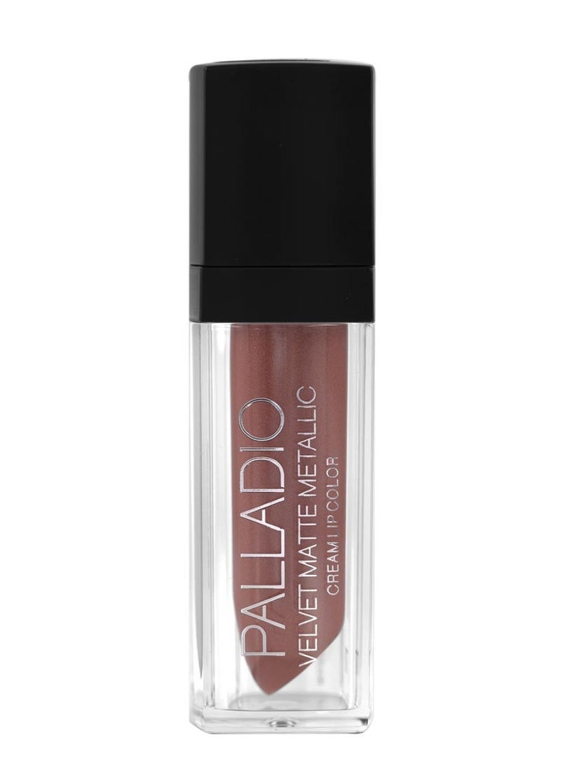 PALLADIO PALLADIO Velvet Matte Metallic Cream Lip Color/  - Image 1