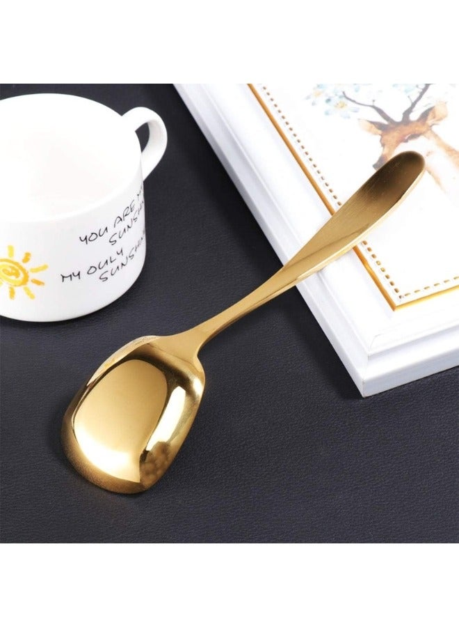 Happy Home Stainless Steel Serving Spoon 25cm Gold  - Image 5