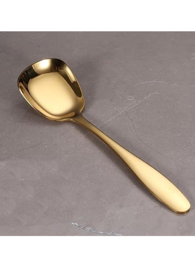 Happy Home Stainless Steel Serving Spoon 25cm Gold  - Image 2