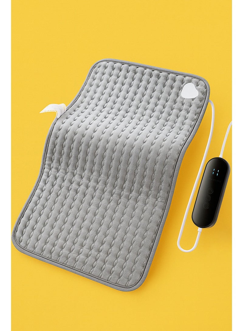 Squarecircle Electric Heating Pad for Knee Pain Relief – Adjustable Heat & Timer, Auto Shut-Off, Soft & Washable – Helps with Fatigue Recovery, Injury Relief – Great Gift for Parents and Loved Ones - Image 1