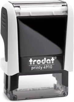 Trodat 4910 Personalized Name, Position and Title Stamp Printing Color: Black  - Image 1