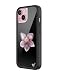 Wildflower Cases Compatible with iPhone 15 Protective Black Bumper 65ft Drop Test Certified Women Owned Small Business Floral Black Purple Minimalist Cute Trendy Orchid - Image 2
