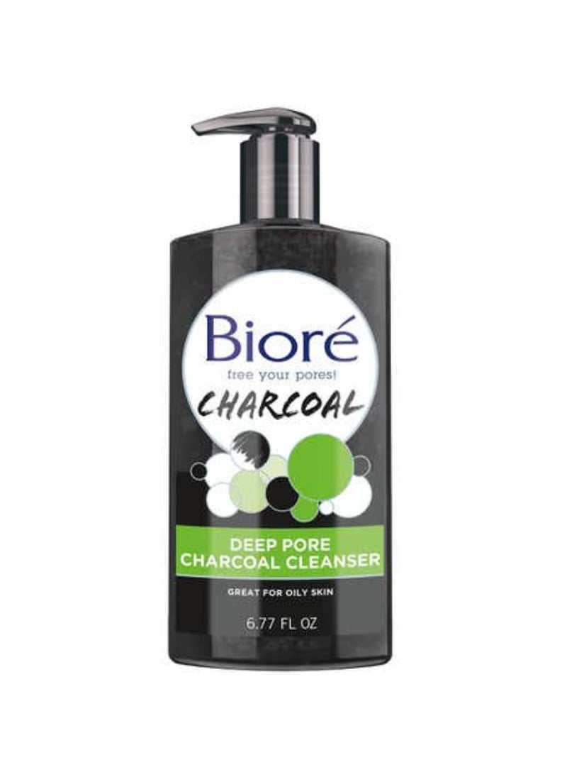 Bioré Bioree Deep Cleanser With Natural Charcoal 200 Ml