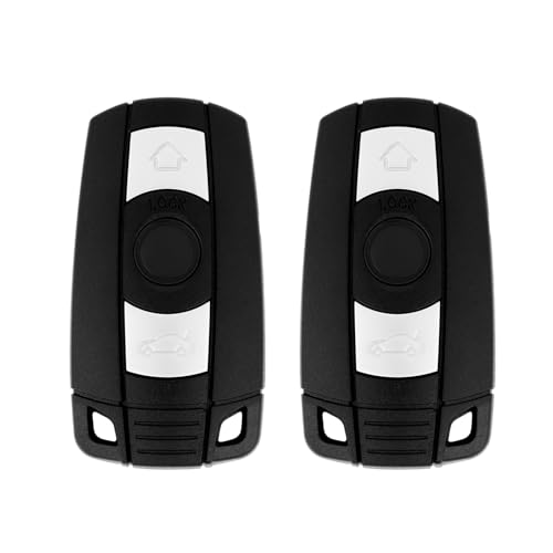 TG Auto Keyless Key Fob Remote Control Replacement for 2004-2016 BMW CAS1 3 5 6 Series M3 M5 M6 X1 X5 X6 Z4 KR55WK49127 315MHz 46 3 Buttons (Set of 2) - Image 1