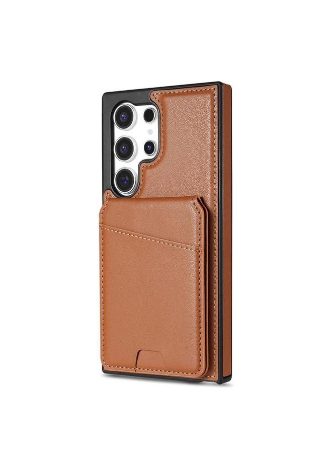 S-TOP Case For Samsung Galaxy S22 Ultra 5G Skin Feel Detachable Card Bag Magsafe Phone Case - Image 2