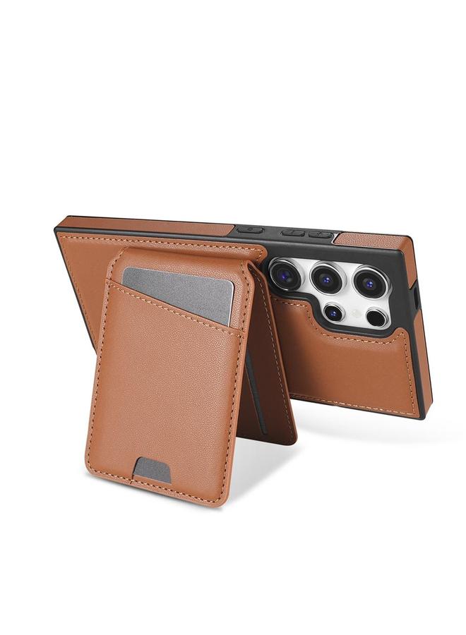 S-TOP Case For Samsung Galaxy S22 Ultra 5G Skin Feel Detachable Card Bag Magsafe Phone Case - Image 5