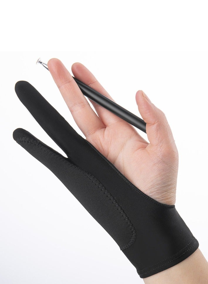 Artist Drawing Glove 3 Layer Palm Two Finger - Image 1