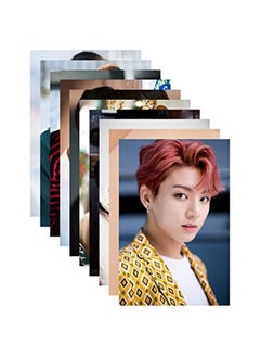 EKA BTS Member Jungkook Photocard set for BTS Fans (A3, Jungkook) Pack of 10 ,multicolor