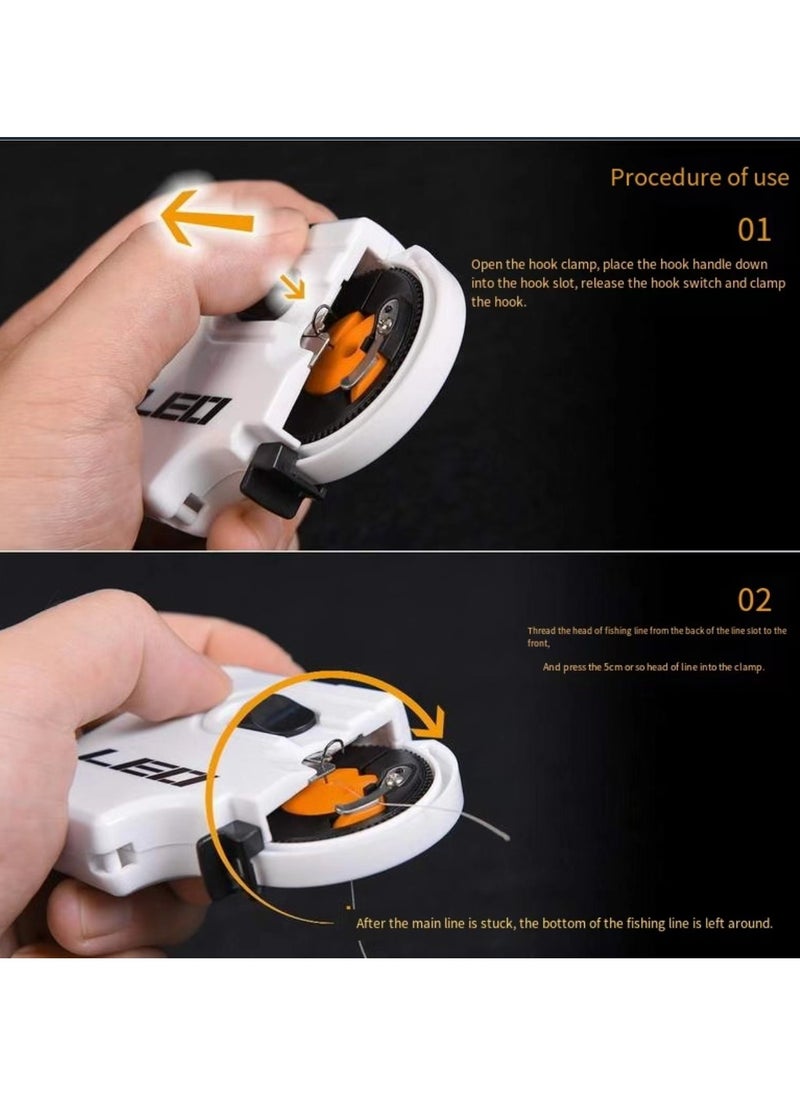 LEO Fishing Electric Hook Tie, Fast Fishing Gear Tie Tool, Fishing Bait, Fishing Line, Simple Fishing Tie Versatile, And Fishing Hook Tie Tool On Saltwater And Freshwater Fishing Rods  - Image 2