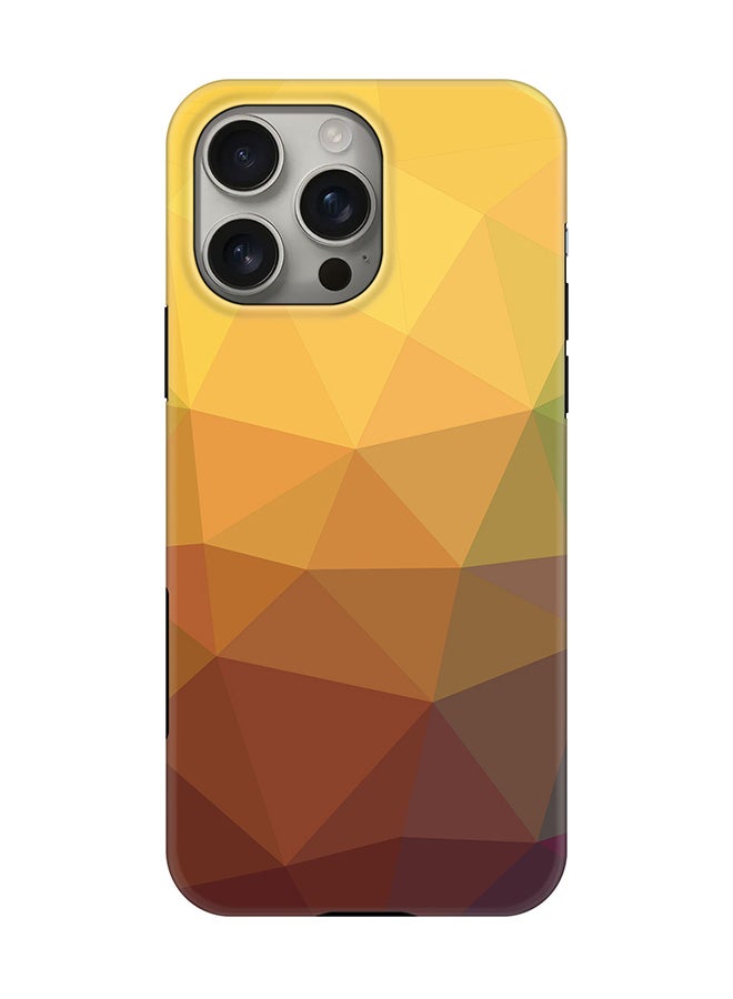 Stylizedd Tough Pro Magnetic Case for iPhone 16 Pro Max, Dual Layer hybrid PC + TPU Mobile Cover Matte - Golden Nugget - Image 1