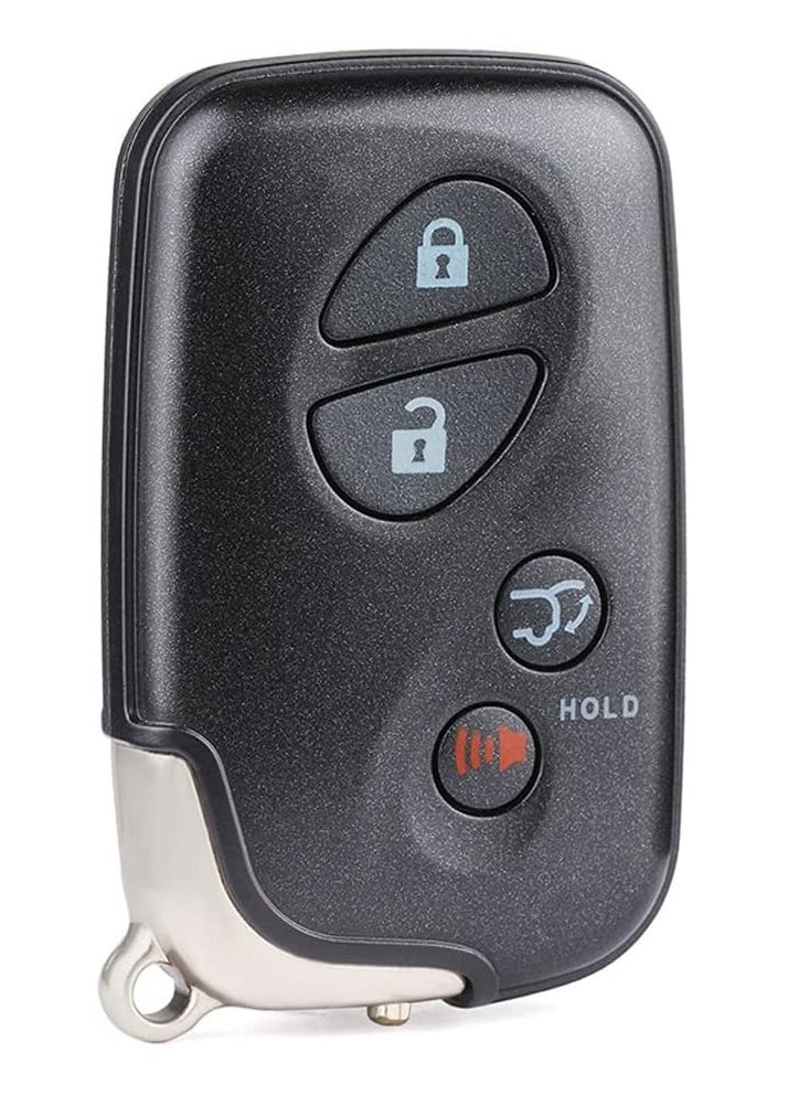 4 أزرار استبدال غطاء مفتاح غير مقطوع مناسب لكزس ES350 GS300 GS350 GS430 GS450h ISC IS250 IS350 LS460 LS600h، غطاء حافظة فوب عن بعد للدخول بدون مفتاح