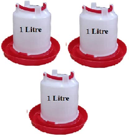 TMW TM&W Pot 1 Litre Water Drinker for Chicks and All Other Birds,1 Litre Drinker Package Qty 15 - Image 3