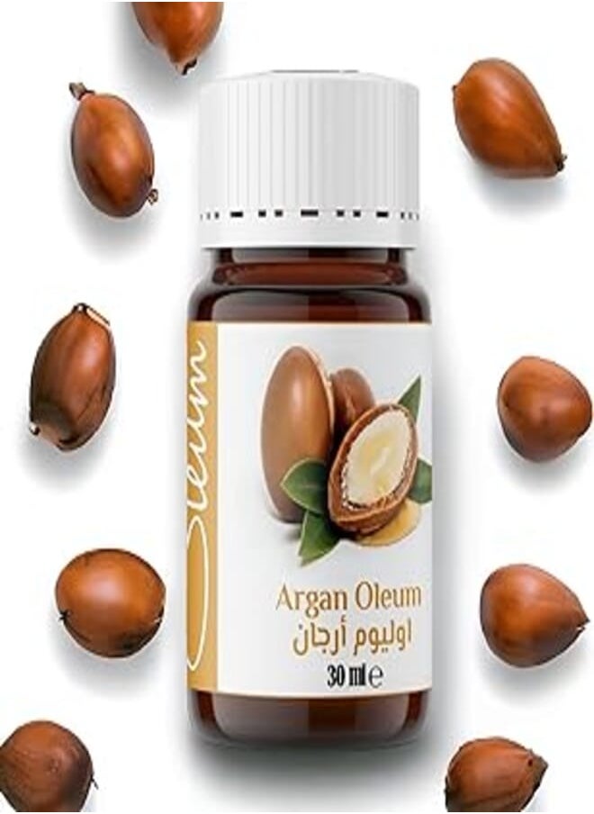 Oleum - Oleum Argan Oil 30 ml for Skincare and Hair care- Pure and Natural - Moisturizing and Anti-Aging - Image 1