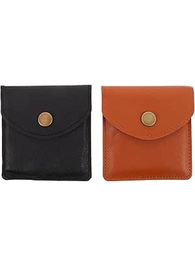2Pcs Portable Pocket Ashtray Pouch For Outdoor Travel Camping And Butt Disposal - Image 1