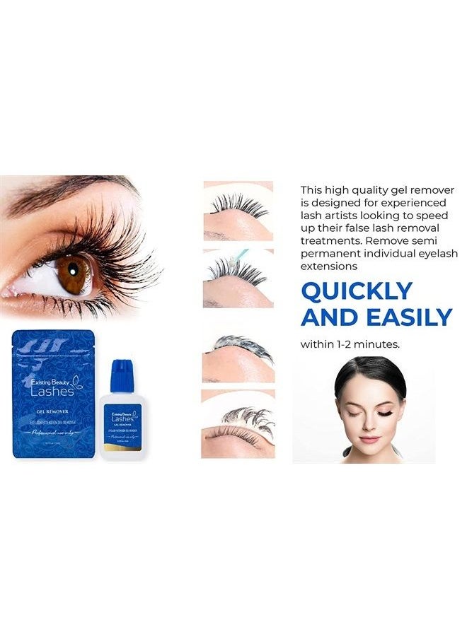 Existing Beauty - Eyelash Extension Remover and Lash Remover for Lash Extensions - Eyelash Glue Remover Dissolves Eyelash Extension Glue Lashes 15 ml - Image 1