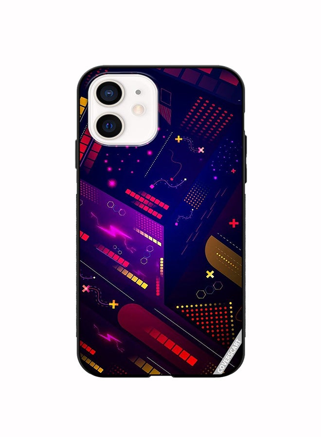 COVERSCART Protective Case Cover For Apple iPhone 12 Mini Abstract Design Multicolour