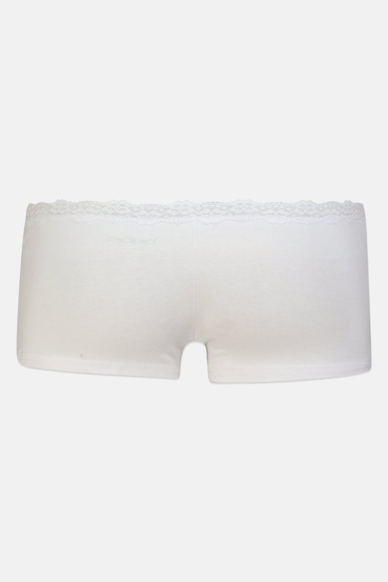 bebe Women 3 Pieces Brand Logo Boyshorts, Multicolor - Image 4