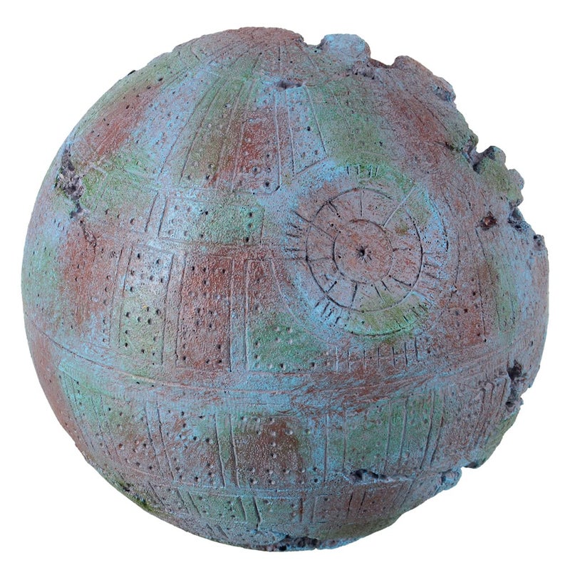 Underwater Treasures Green Space Ball Aquarium Ornament Sculpture - Image 2