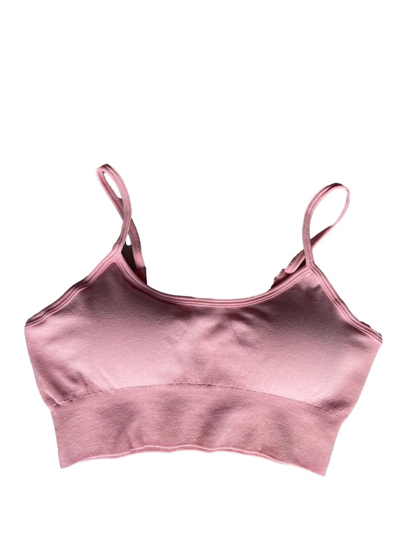 Loquat Yoga fitness running sports underwear Pink 