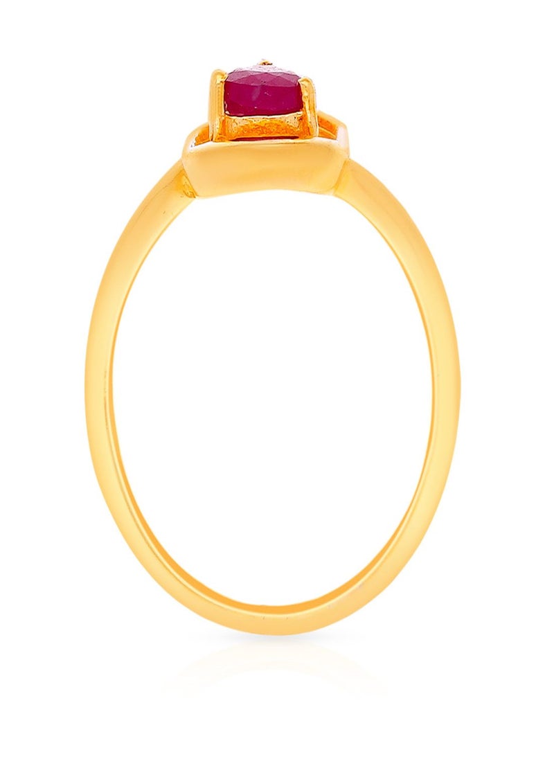 Malabar Gold and Diamonds 22 Carat 916 Purity Precia Gemstone Ring PGNFNC500RN1 for Women  - Image 3