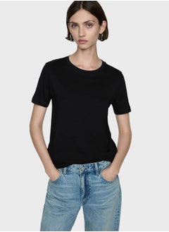 MANGO Crew Neck T-Shirt  - Image 1