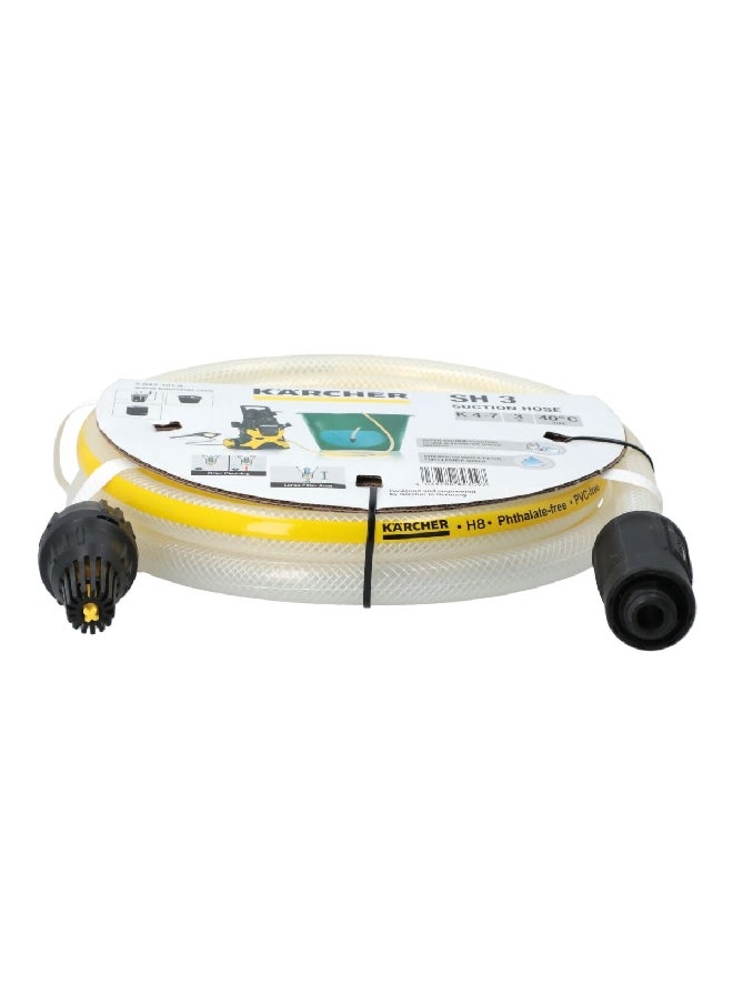 KARCHER - SH 3 Sturdy Drawing Water Suction Hose White and Yellow 3 m JE2.643-101 - Image 1