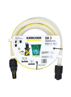SH 3 Sturdy Drawing Water Suction Hose White and Yellow 3 m JE2.643-101