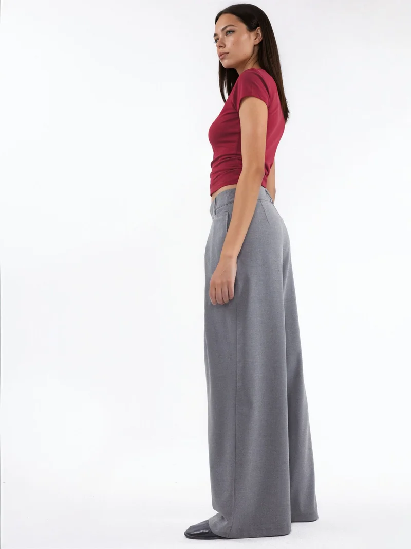 هيكاب High Waist Wide Leg Palazzo Pants